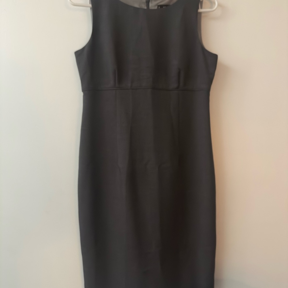 Kasper Classic Black Midi Dress